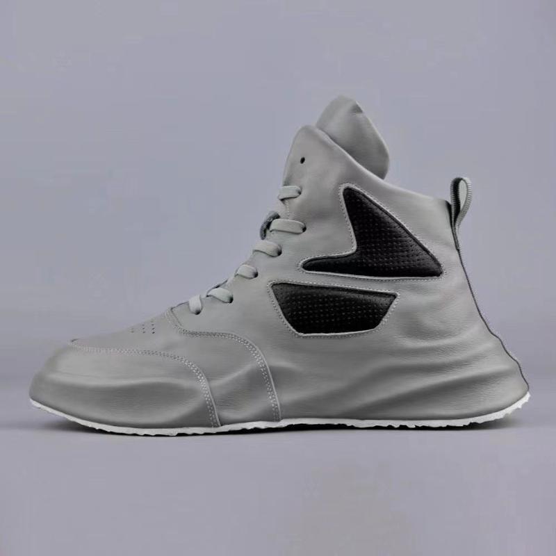 Fashion Trendy Men's Boots High Quality Platform Boots for Men Casual Sneakers  Fashion Casual Microfiber Leather Breathable Men Shoes