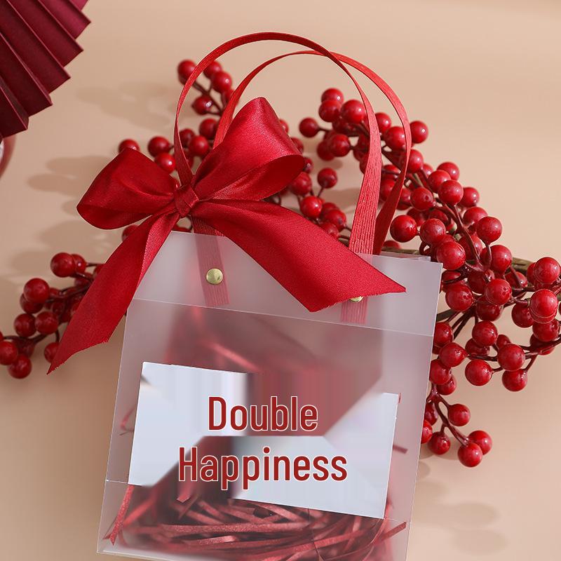 Clear PVC Favor Bags for Wedding Candy & Bridesmaid Gifts