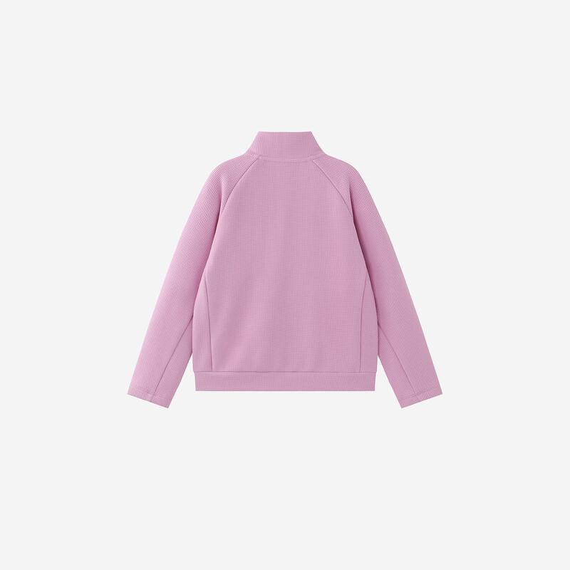 YEEHOO Children's Casual Stand-Collar Waffle Knit Jacket