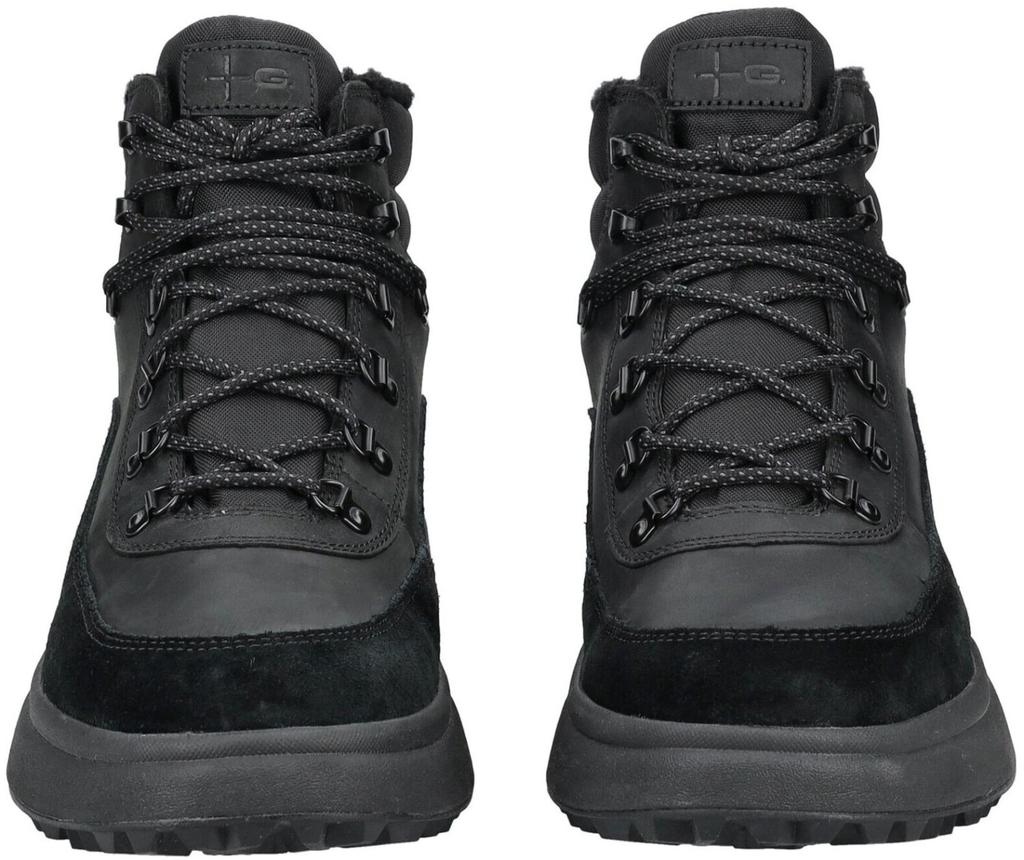 Geox Suede Boots with Textile Laces