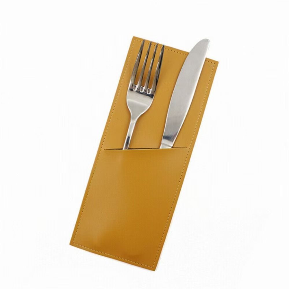 Einfaches Design Besteckaufbewahrungstasche 3 Fächer Gabeln Löffel Organizer Campingausrüstung