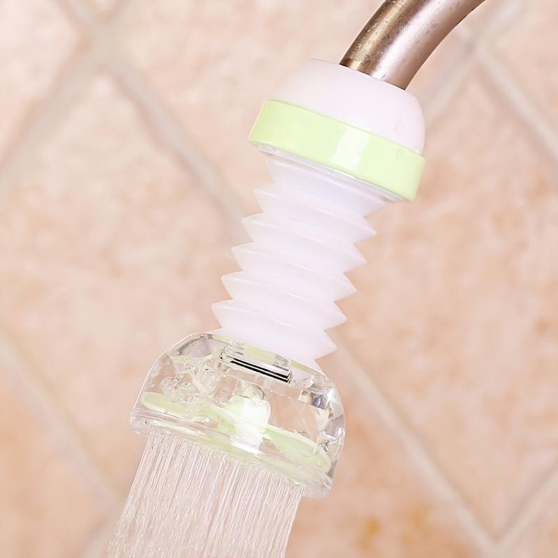 1pc Faucet Retractable Extender, Rotatable Home Water Spray Head, Household Kitchen Vegetable Washing Splash Proof Shower Head