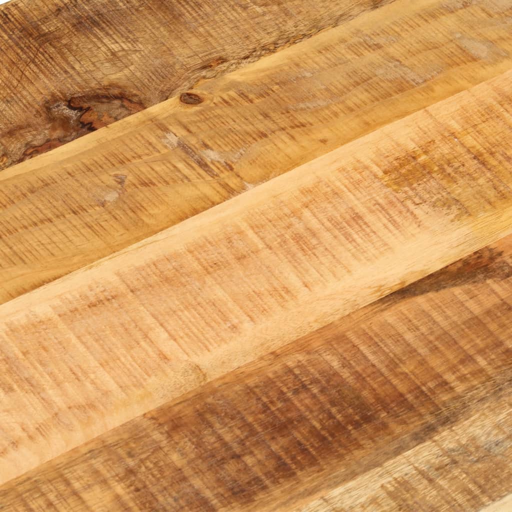 Vidaxl Blat Stołu, 100X50X3,8 Cm, Owalny, Surowe Drewno Mango