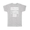 Gift T-Shirt : Straight Outta Kabul Afghan Afghanistan