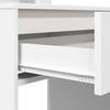 Bedroom Vanity Table with Shelf White 80 X 39.6 X 135 Cm