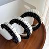 Trendy Polka Dot Multicolor Hairbands Thick Sponge for Elegant Styling
