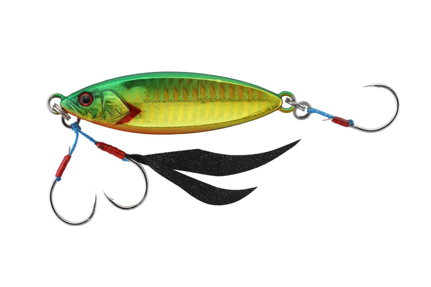 JACKALL Flag Trap Leaf 60g Green Holographic Gold/Border