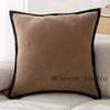 45×45 French Medieval Style Pillowcase Black Border Retro Green Cushion Cover American Style Living Room Sofa Decor Pillow Cover