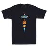 Flat Earth And Planets Funny Conspiracy Theory Earthers Gift Retro Unisexs Tshirt