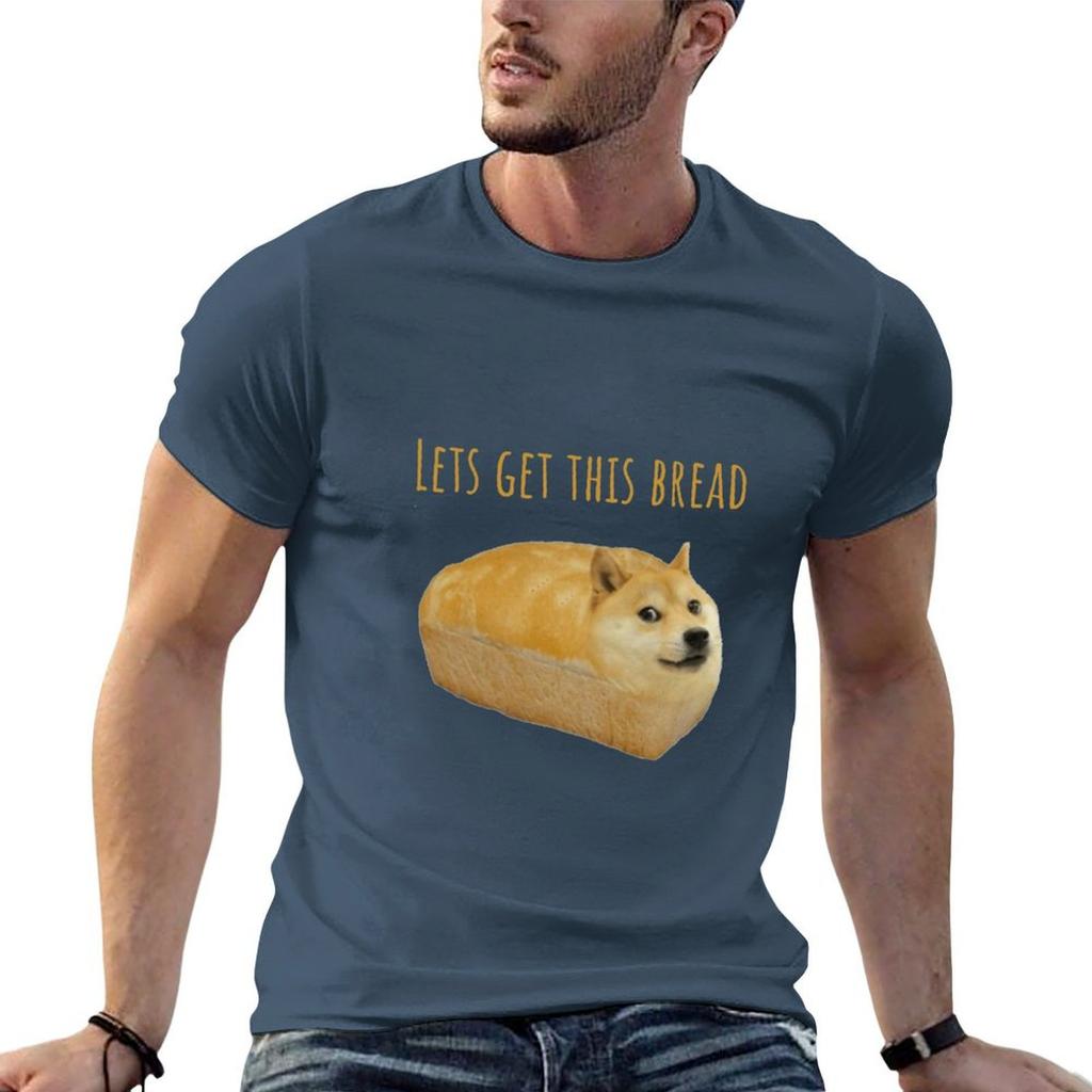 Doge Lets get this bread TShirt Casual Loose Fit Short Sleeve TShirt