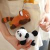 Rotating Tail Panda Doll Pendant Animal Raccoon Plush Keyring Panda Plush Keychain Best Gifts