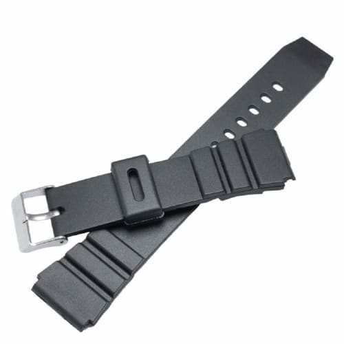 

22mm Black Diver Rubber Watch Band Strap Fits Casio amw-320 amw-330 ad-520 md-705