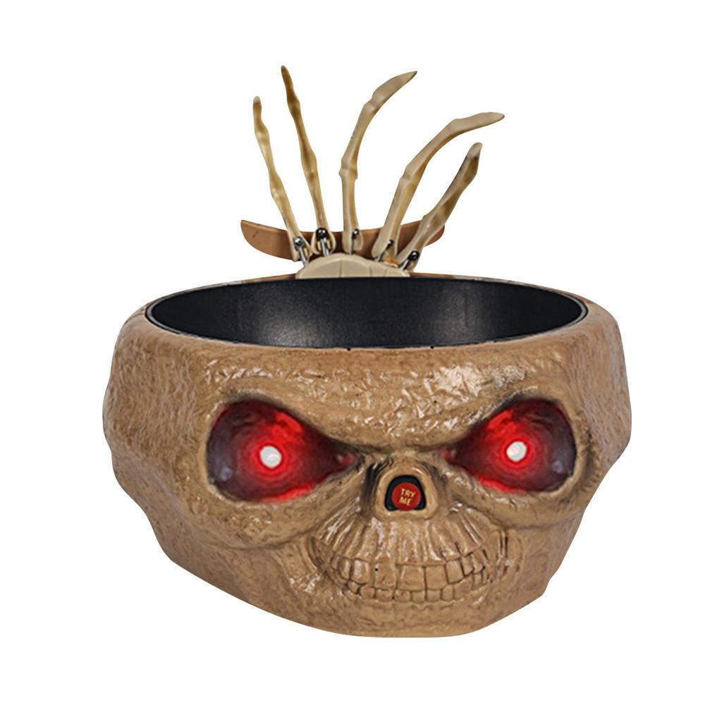 Halloween Stakes Outdoor Decorations - Stakes With Glowing Eyes And Spooky Sounds | And Hand Props For Halloween Parties, Haunted Houses And