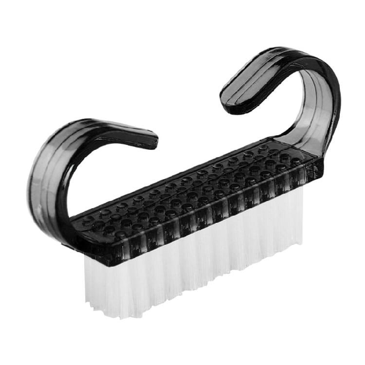 

Nail Cleaning Brushes Handle Grip Nail Brush Hand Fingernail Brush Cleaner чорний