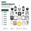 Carburetor Repair Kit Primer Bulb Fuel Filter Black Plug Spark Plug Fuel Line For Stihl FS75 FS80 FS85, RB-85 Tune Up Kit