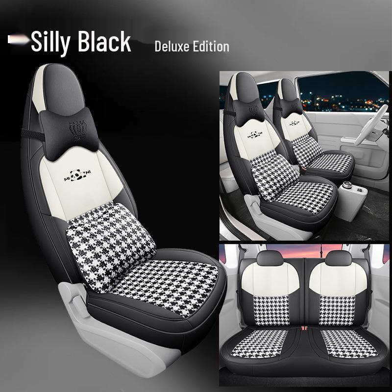 JXS Sports Leather Seat Cushion for Geely Panda MINI - All-Season Car Seat Cover