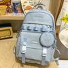 School bag children, primary school students, girls, junior high school students, college students, high-value splicing backpack