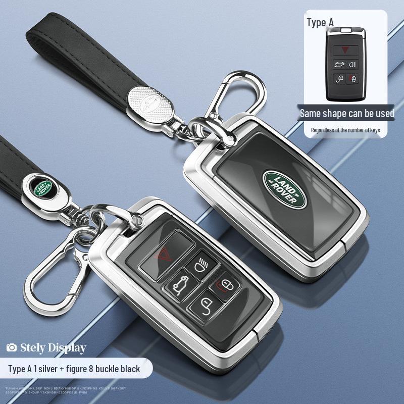 Land Rover Schlüsselhülle: Aluminiumgehäuse für Range Rover Sport, Velar, Evoque, Discovery, Freelander.