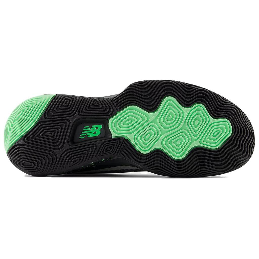 New Balance Zwei WXY V5 Mesh Low-Top Basketballschuhe Unisex Grau Grün BB2WYPF5