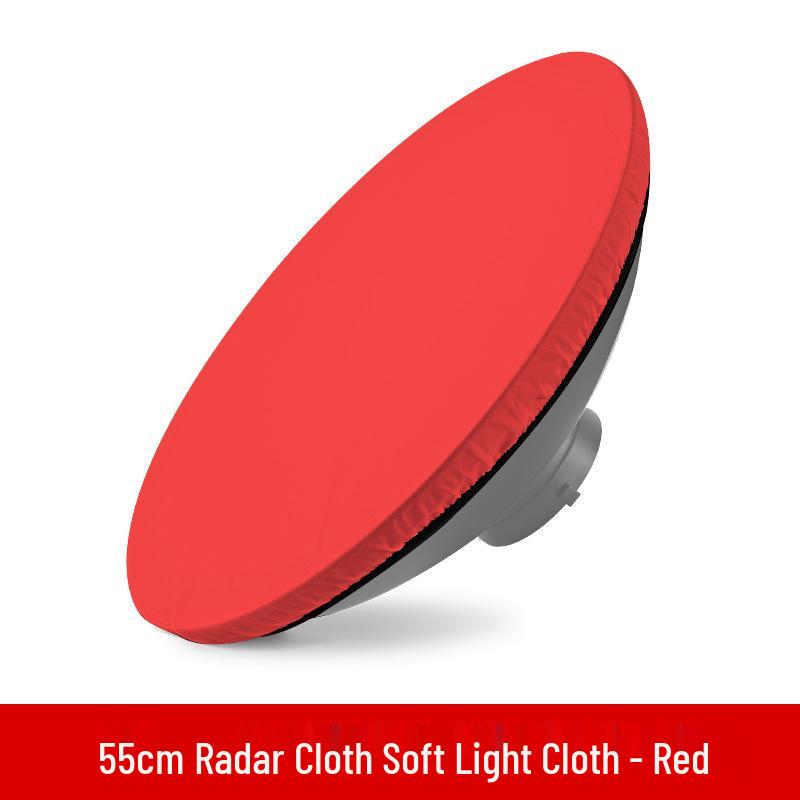 42/55cm Portable Photography Radar Soft Light Lampshade - White Light Blocking Cloth