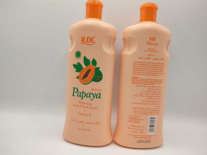 Mleczko do ciała - RDL - Papaja - Rozjaśniające - Nawilżające - Bez parabenów