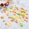 For 4PCS Marine Theme Fondant Silicone Mold Seaweed Sea Fish Crab Coral Conch Sea Shells Shape DIY Handmade Baking Tools