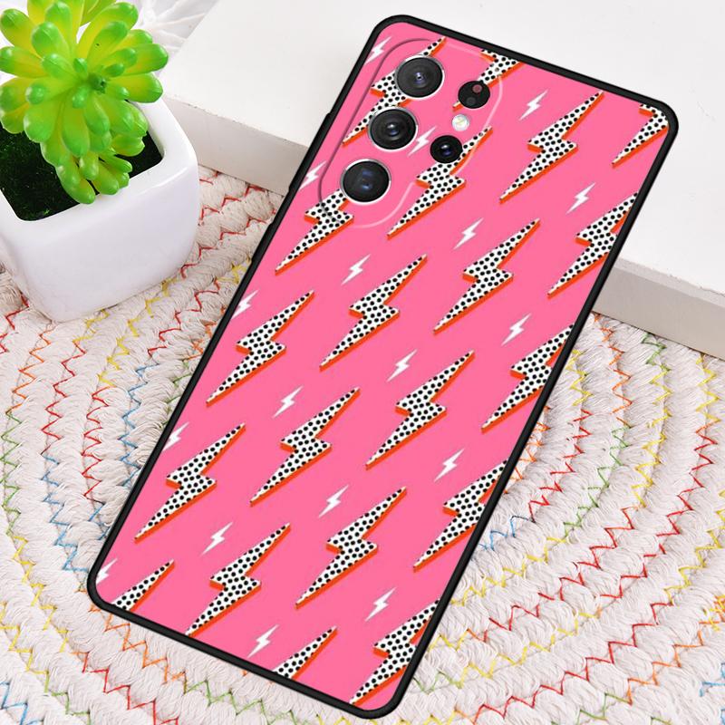 Blitz Polka Dots Stern Niedliche Silikon Handyhülle Für Samsung Galaxy note 10 pro S26 S25 S24 S23 S22 S21 Plus Ultra Capa Cover