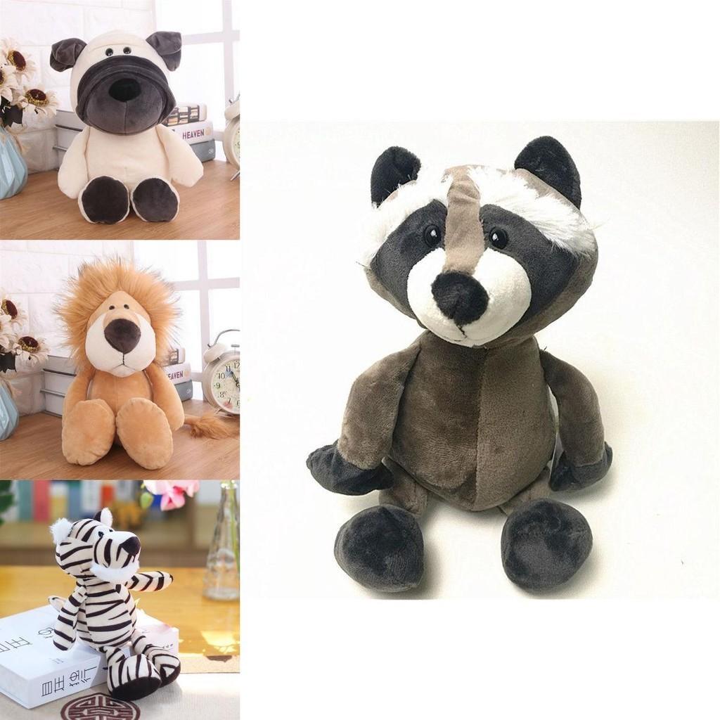Jungle Animal Plush Toy Adorable Pp Cotton Stuffed Doll For Kids Babies