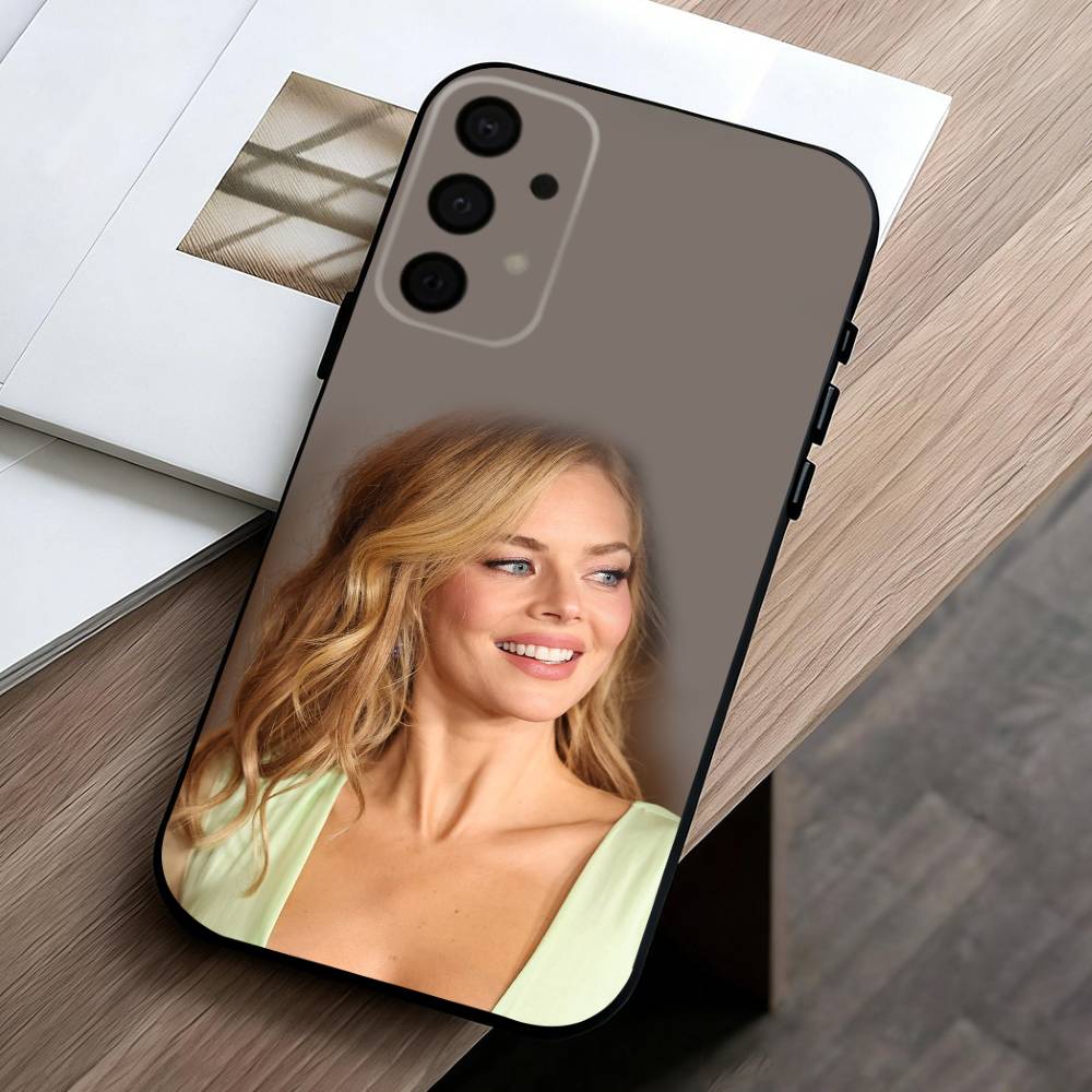 

S-Samara-A Beauty W-W-Weaving Phone Case For Samsung Galaxy A73,A72,A71,A70,A53,A52,A51,Others Soft Black Cover Samsung a52