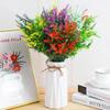 1Pc No Fade Photography Props Farmhouse Fake Flowers Shrubs Plants Home Garden Decor Artificial Lavender
