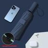 Automatic 60-Rib Folding Umbrella with UV Sun Protection