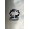 Matte Black Coiled Ring Knight Adjustable Ring