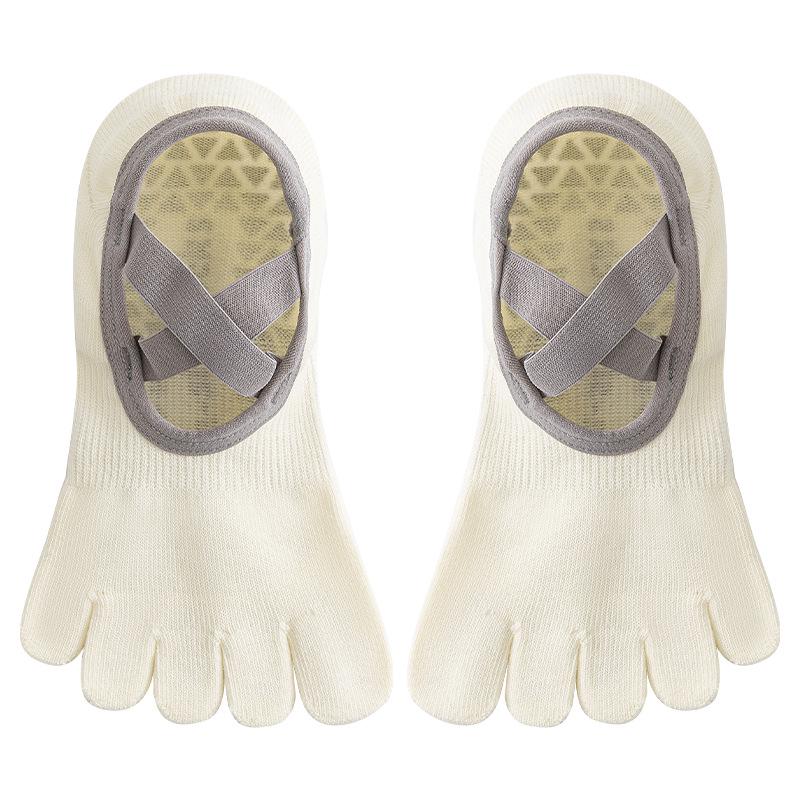 Non-Slip Five-Finger Yoga & Pilates Toe Socks for Indoor Fitness Training