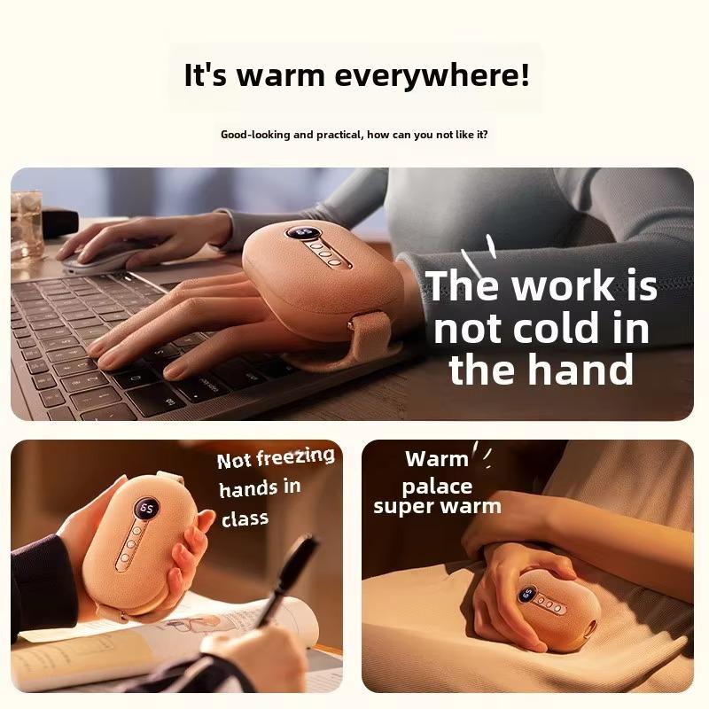 Winter Explosion-proof Electric Hand Warmer Mini USB Velvet Hand Warmer Power Supply Two-in-one Full Package To Carry with You
