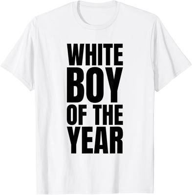 Garçon Blanc de l'Année Pour Hommes Garçons T-shirt Graphique Drôle Hommes Femmes T-shirts Haut T-shirt Unisexe Hommes Femmes T-shirts Haut