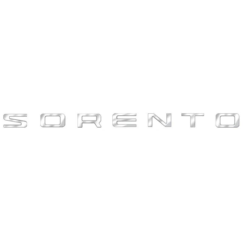 Metal Car Styling Letters Emblem Front Hood Rear Trunk Body Badge Sticker for KIA SORENTO RIO SOUL CEED Forte K3 K7 Accessories