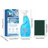 Multi-Purpose Foam Cleaner - Mild Foam Cleaner for Multi-Surfaces Removes Stains from Kitchen Stoves Kitchenware Cooktop Spray