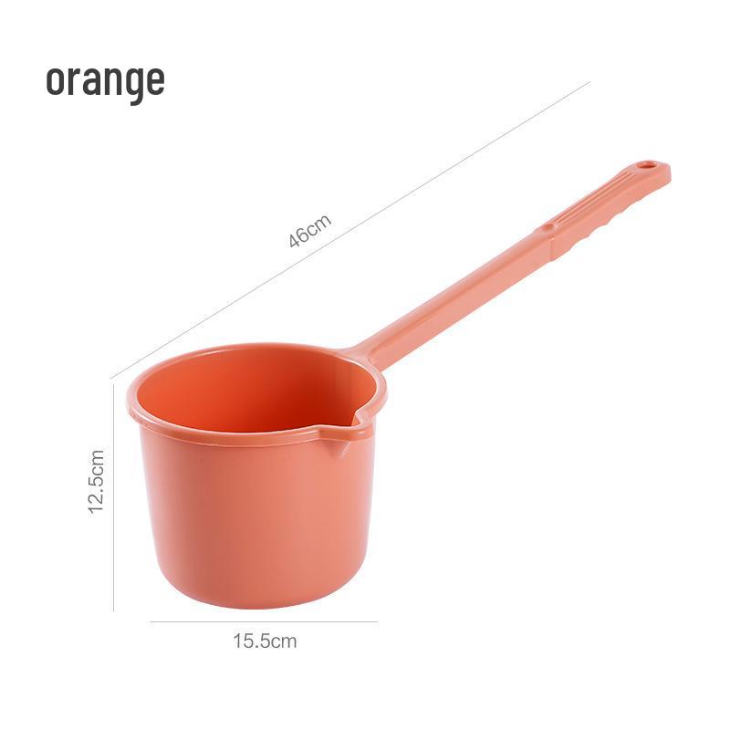

Long-Handled Water Dipper for Kitchen & Bath - Durable Plastic Scoop for Watering, Bathing, & Hair Washing 102 per box