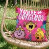 Popular MMrMen and Little Missinging Cushion Cover Versatile DoubleSided Pillow Case Fit for Sofa Bed Car  Daily Decor