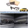 Fit for Toyota Supra GR A90 A91 MK5 2018-2022 Seat Adjustment Button Panel Cover Trim, Car Seat Adjustment Switch Panel decor Frame, 2PCS, Carbon