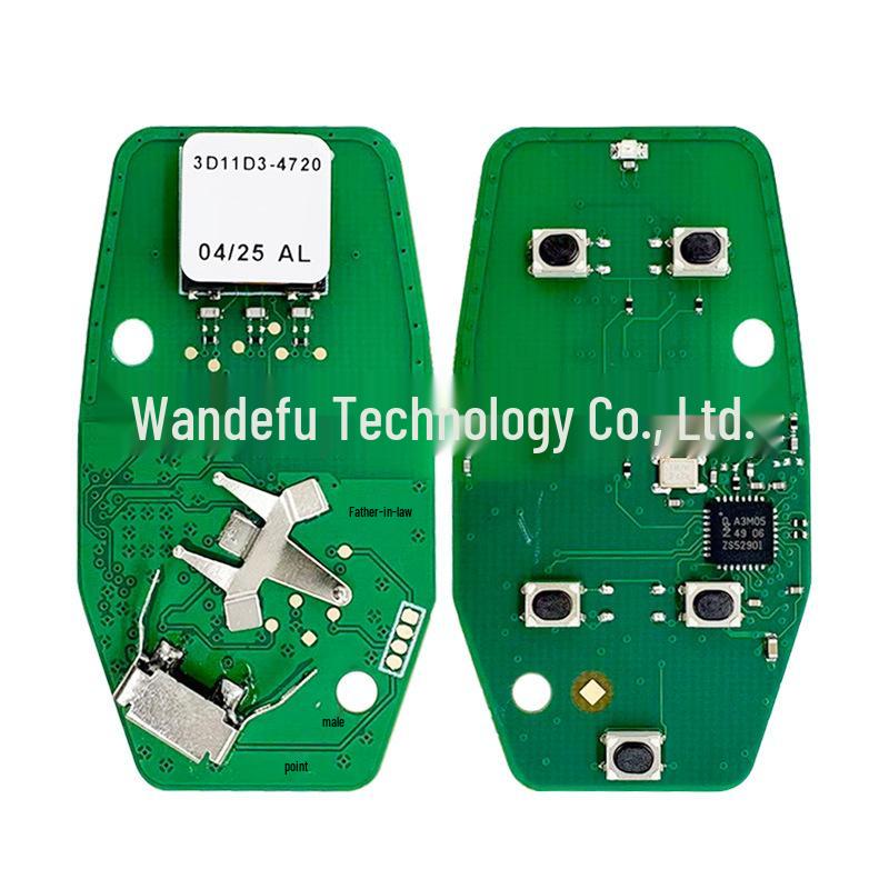 433MHz 4A Chip Key for Chrysler Pacifica/Grand Voyager M3N97395900