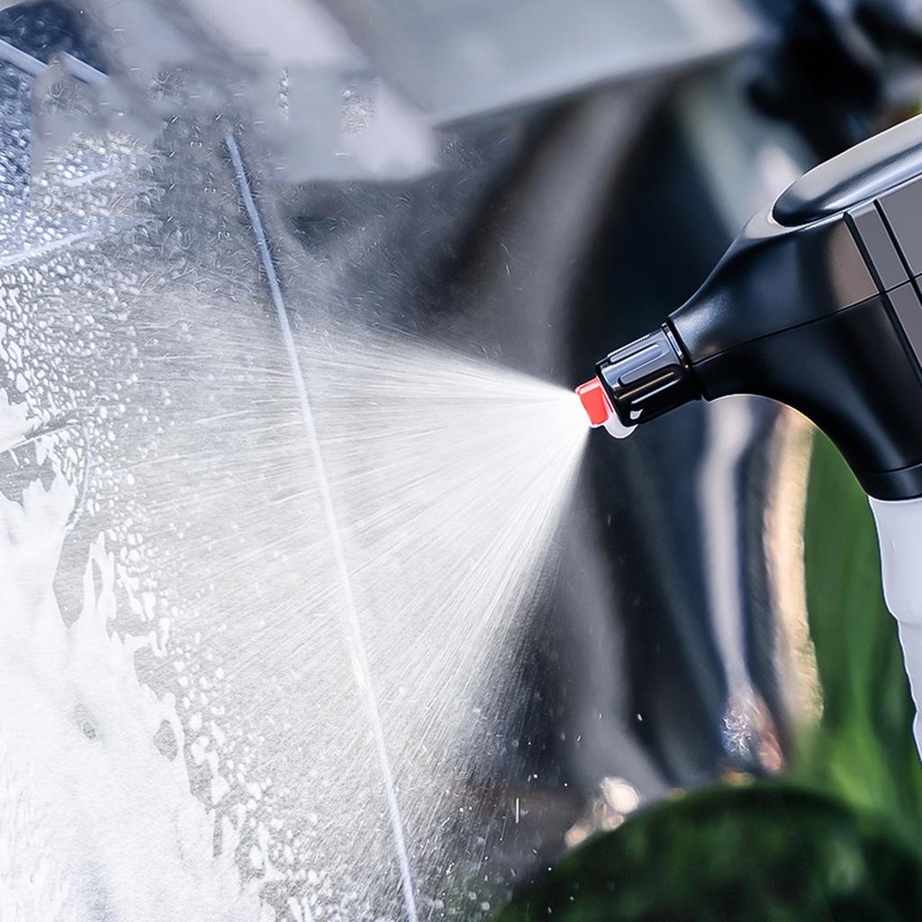 2L 27cm Handbediende Elektrische Schuimsproeier voor Auto- en Tuingebruik, Zwart