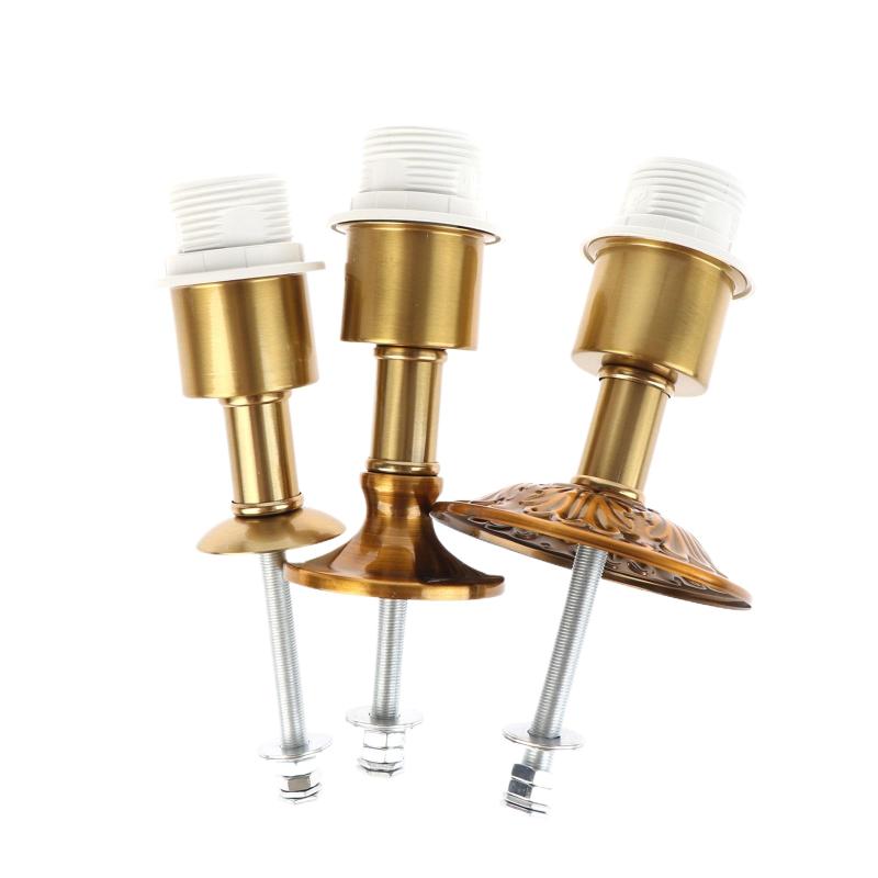 1 Piece High Quality Iron Metal Desk Lamp Holder Fixed Base E27 Screw Lamp Mouth DIY Lighting Accessories