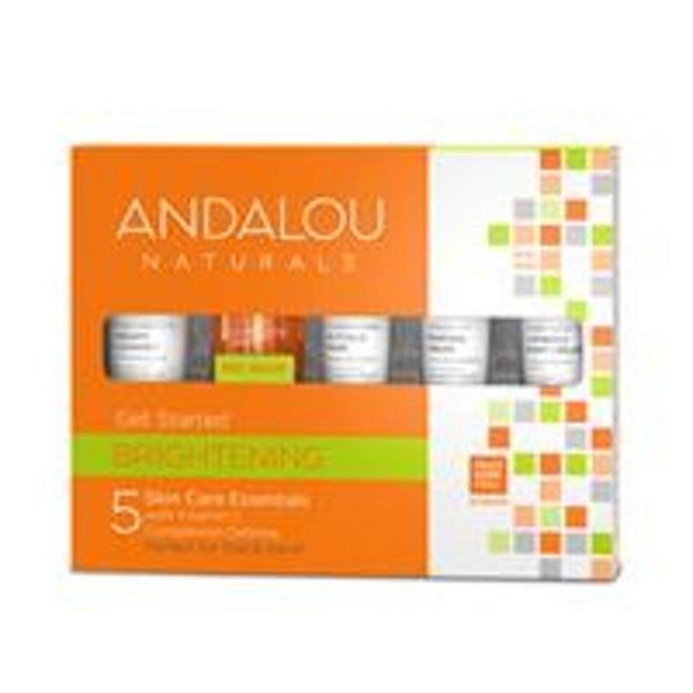 [Andalou Naturals] Brightening Get Started 5 Piece Kit
