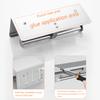 No Drilling Bar Soap Dish for Shower Bathroom Soap Holder Wall Mount Multifunctional Soap Holder for Bathroom Wall