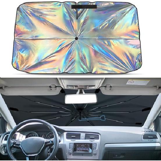 

2024 LASER Car Windshield Umbrella Sunshade UV Heat Sun Shade Window Front Cover