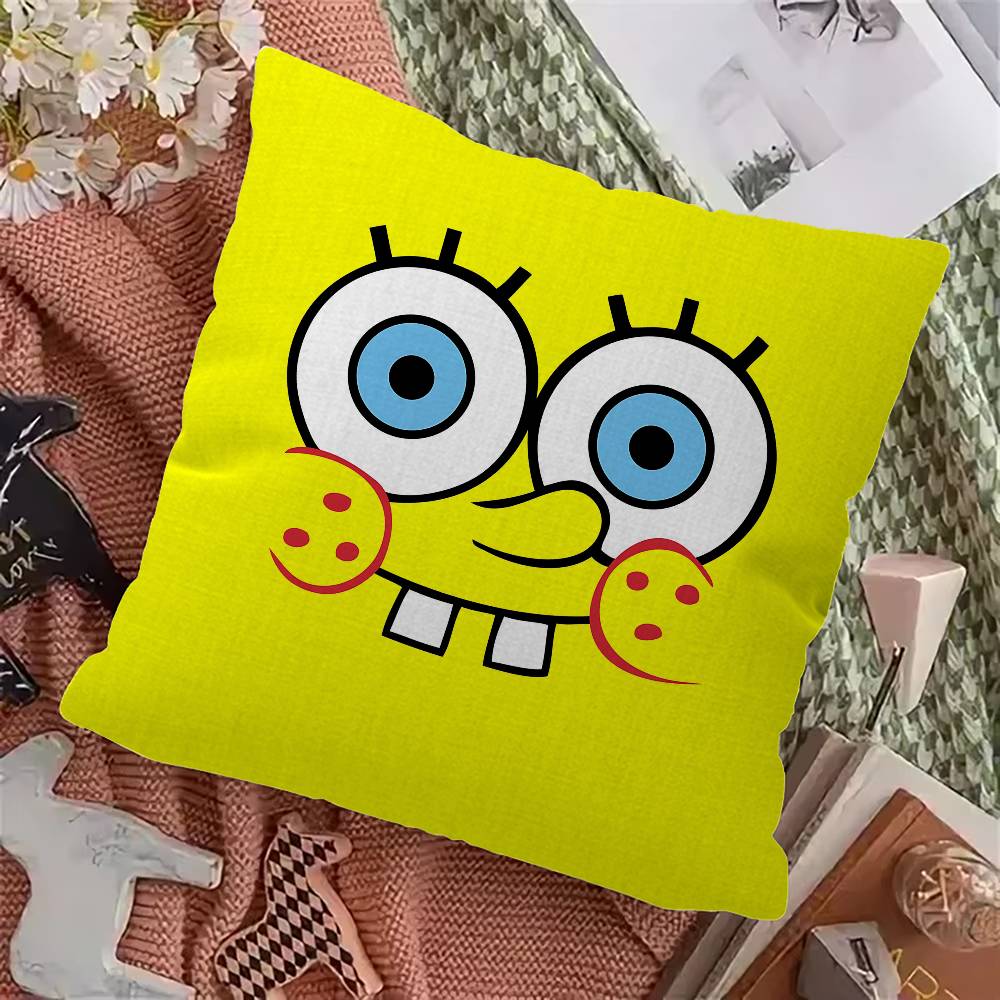 S-SpongeBob S-Pantaloni Quadrati Federa Cuscino Design Copricuscino Decorazione Decorazione Festiva