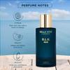 Bella Vita Luxury BLU Man Eau de Parfum Parfüm für Männer mit Zitrone, Apfel, Moschus