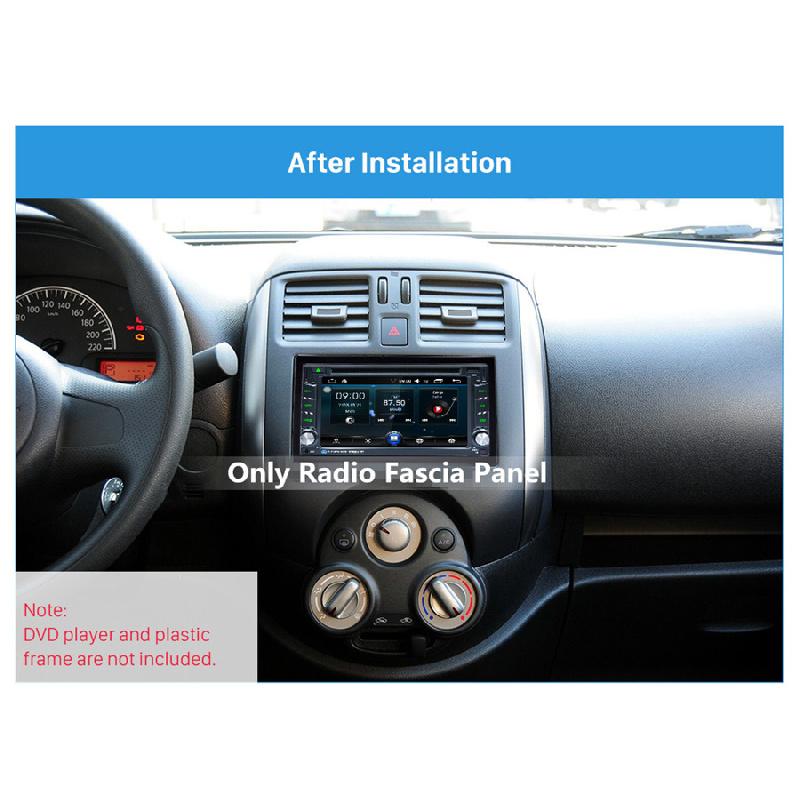 2Din Car Stereo Panel for Car Radio DVD Player Mounting Frame Install Dash Bezel