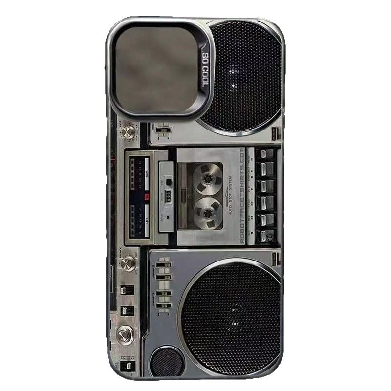 Retro Cassette Player Case for iPhone 17 Pro Max and Earlier Models